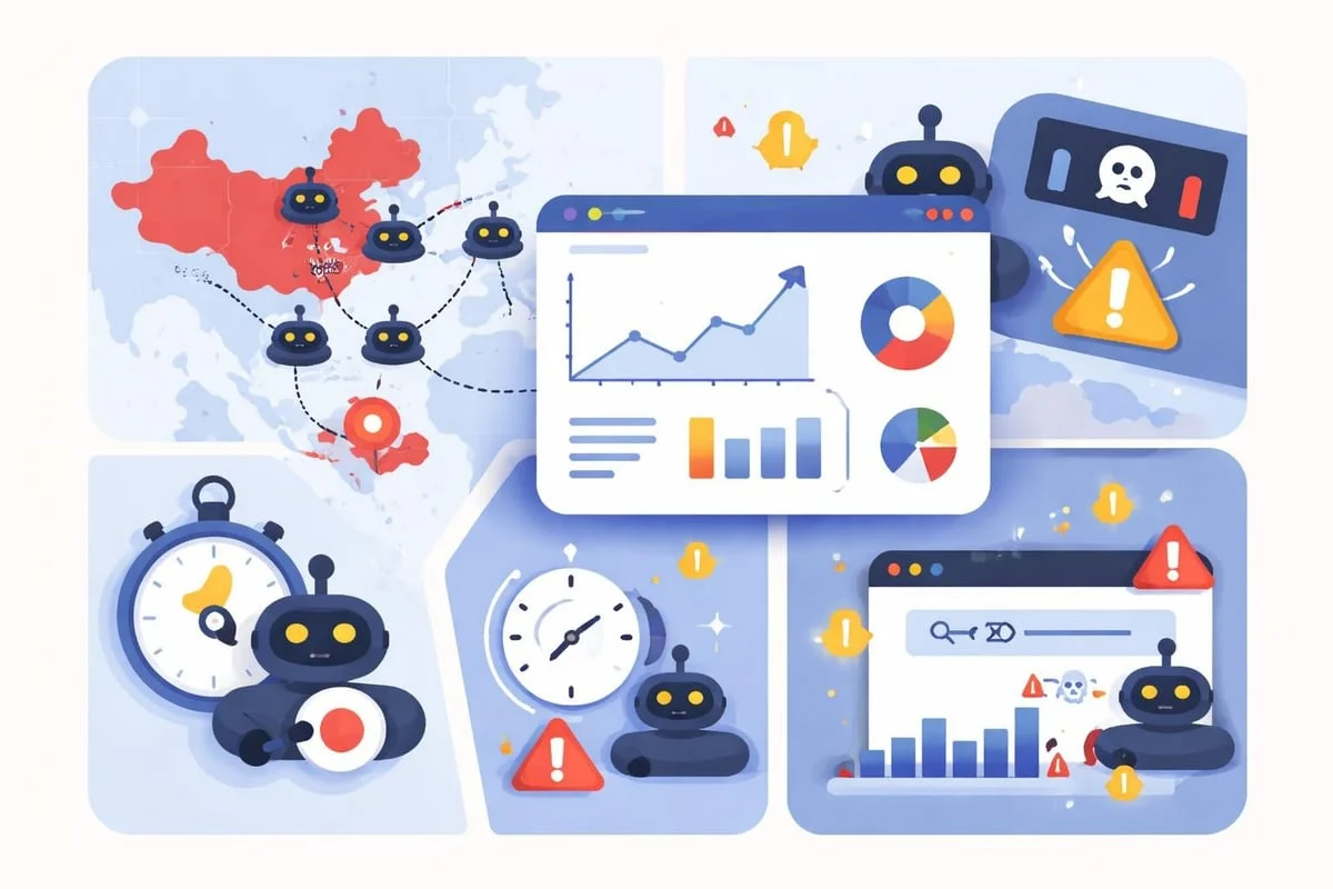 Bot traffic detection patterns