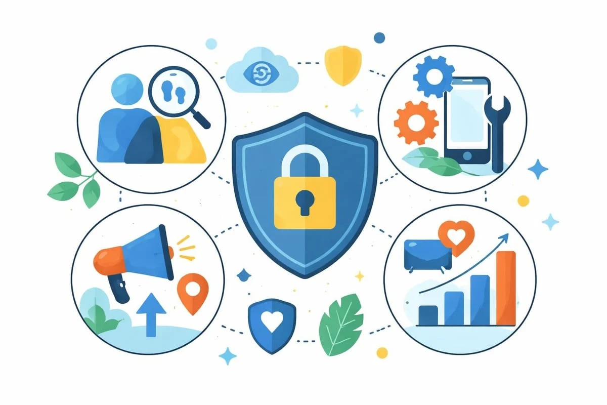 Types of visitor data collected by analytics platforms
