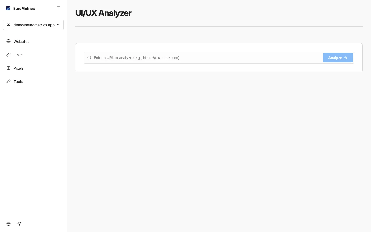 EuroMetrics Screenshot
