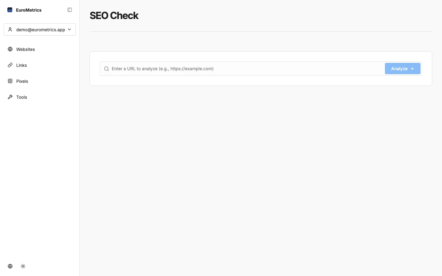 EuroMetrics-Screenshot