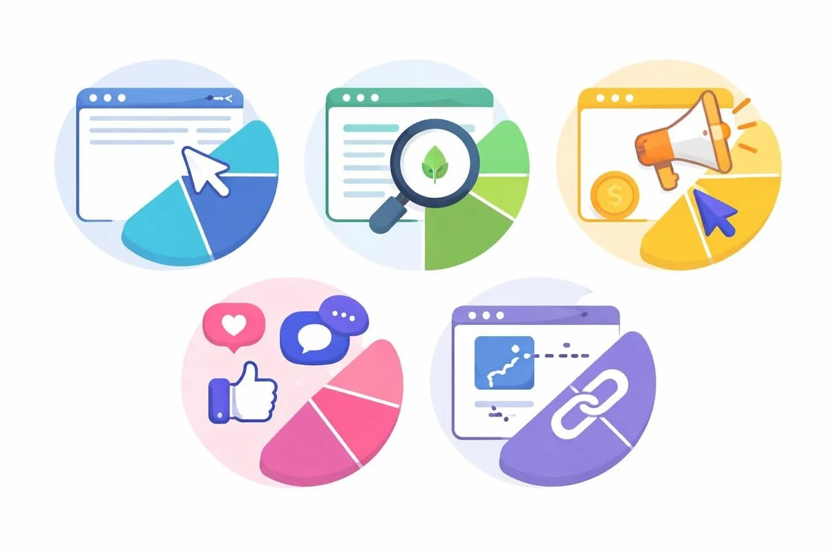 Web traffic source taxonomy