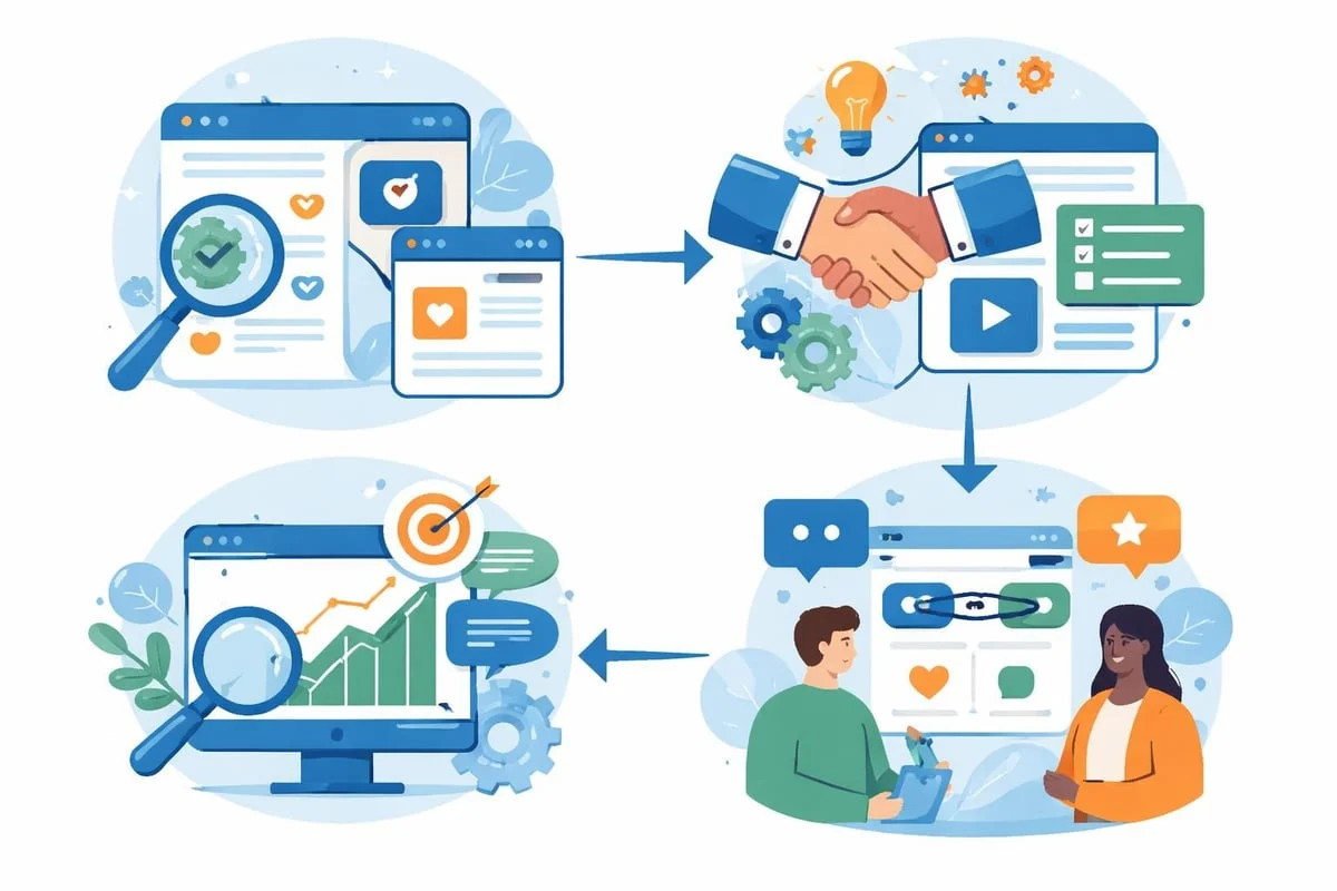 Referral traffic building strategy