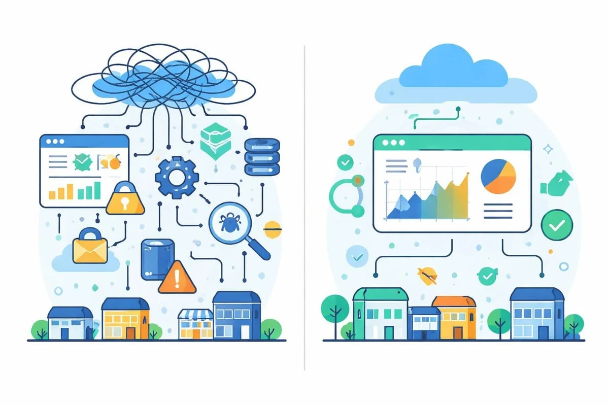 Analytics platform complexity comparison