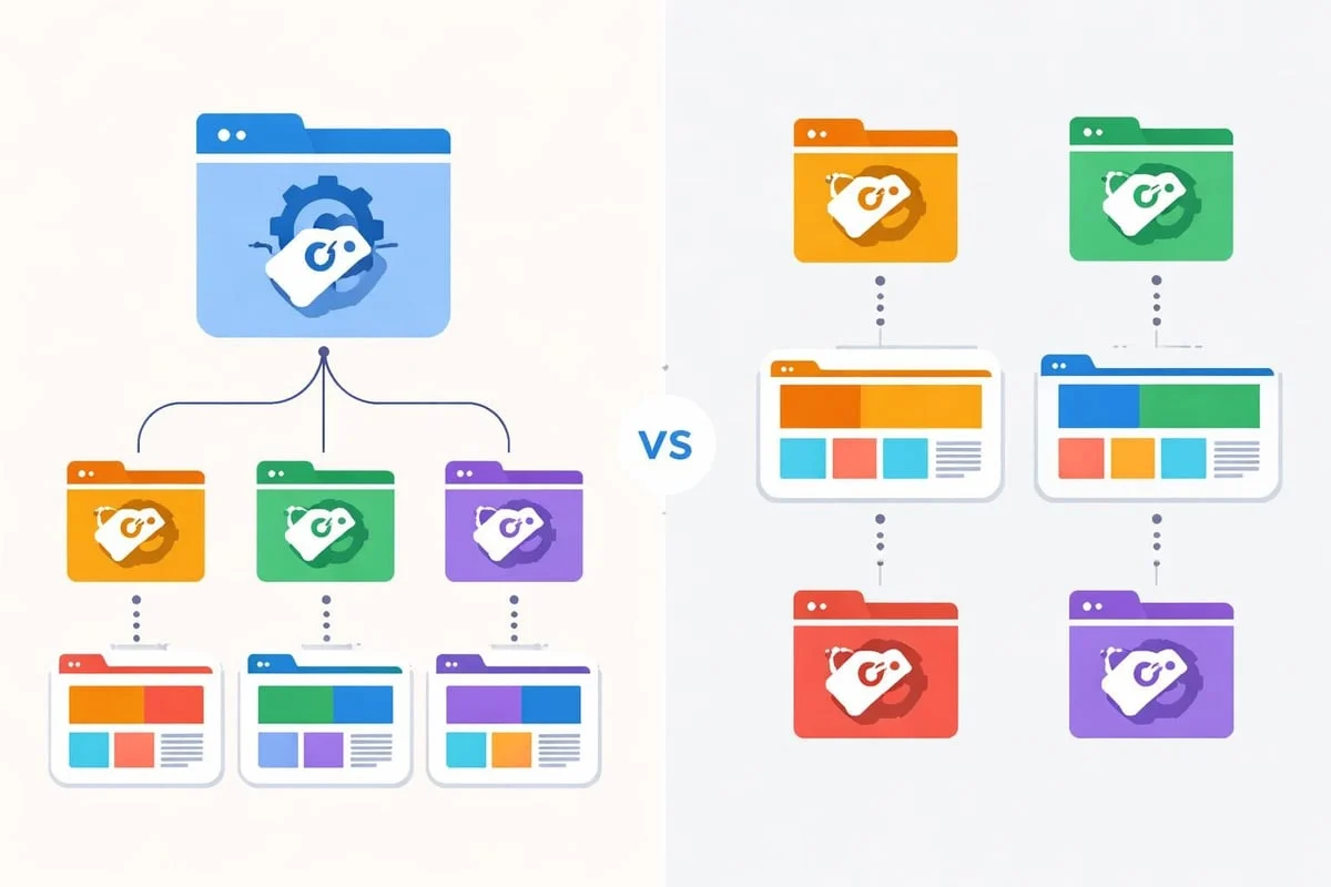 Multi-property account architecture
