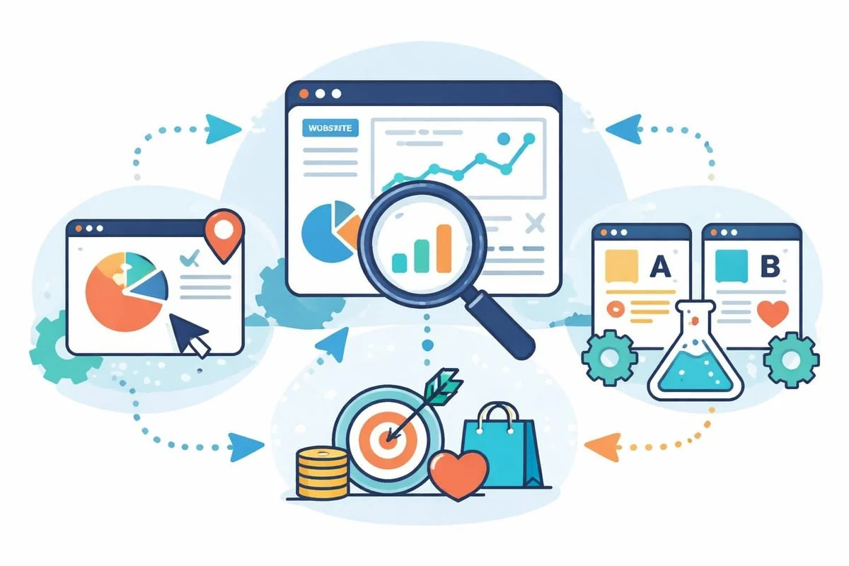 Web analytics framework components