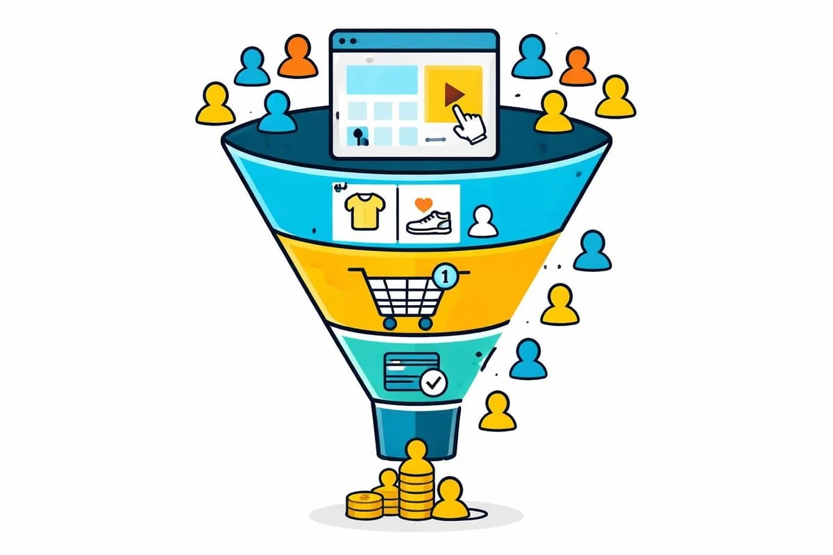Conversion funnel analysis