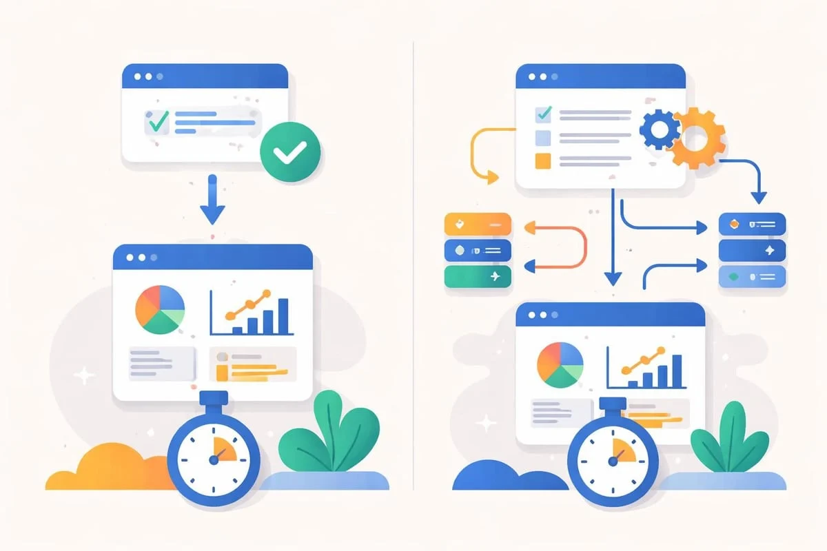 Analytics integration workflow