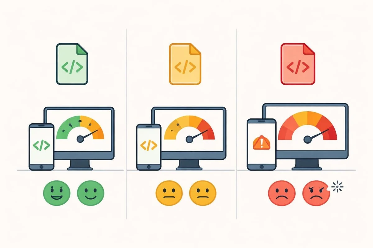 Analytics script performance impact