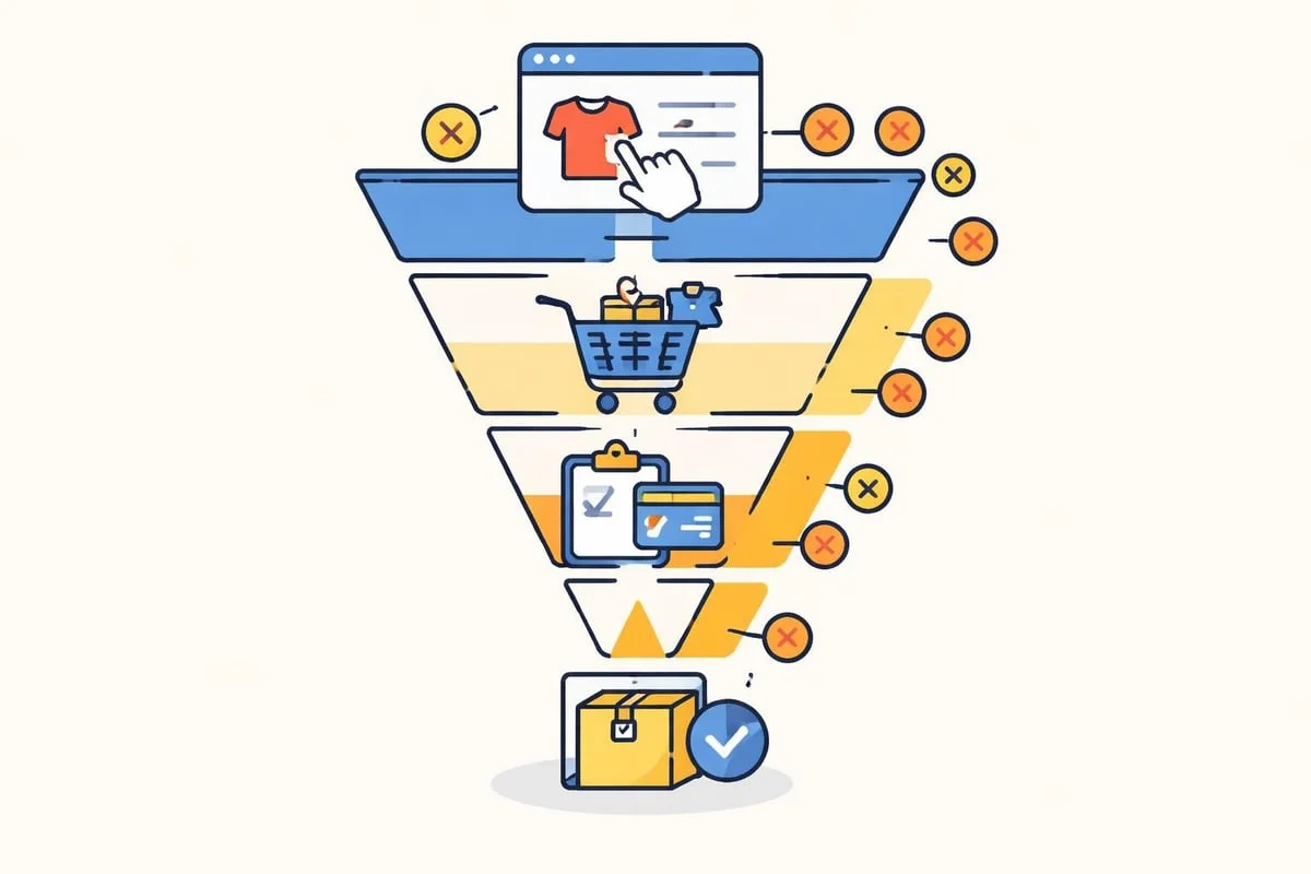 E-commerce funnel analysis