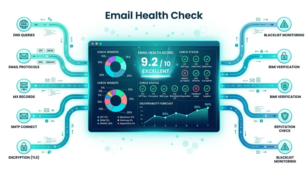 Vérification de la Santé des E-mails