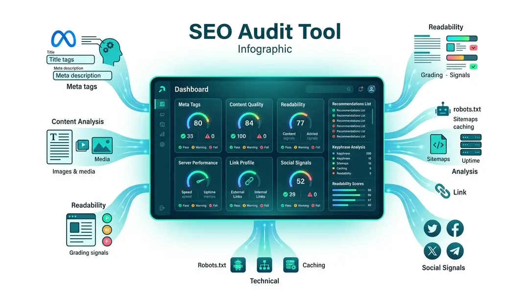Das SEO-Audit in Ihrem Dashboard nutzen
